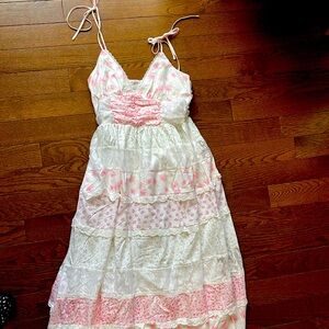 Maxi dress boat in France, Paris, cottage style